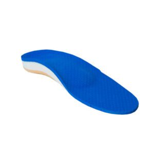 orthotics on a white background. Insert in shoes to support the foot